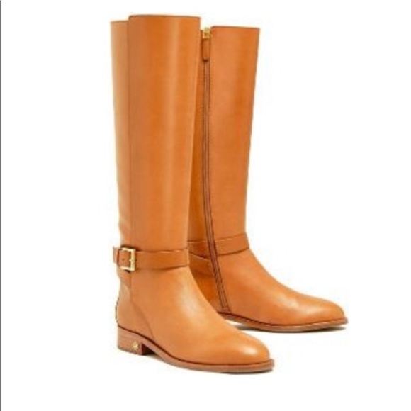 Tory Burch Shoes - New Tory Burch Brooke Tan Riding Boots Size 7